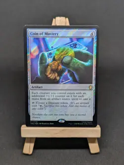 MTG TMNT tmc - Coin of Mastery - rare - 38/132 - Surge Foil - Image 1