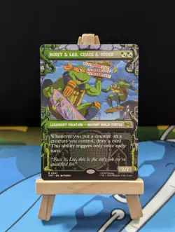 MTG TMNT tmt - Mikey & Leo, Chaos & Order - rare - 247/320 - Non-Foil - Image 1
