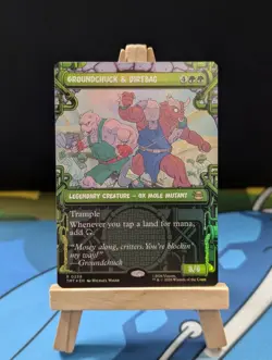 MTG TMNT tmt - Groundchuck & Dirtbag - rare - 238/320 - Foil - Image 1