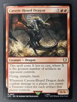 Cavern-Hoard Dragon | Lord of the Rings Commander LTC | R0031 | NM Magic MTG - Image 1