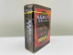 MTG 4th Edition Starter Deck - Japanese FBB Black Border New Sealed Box crushed - Image 4