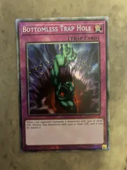 Yugioh! TCG - Bottomless Trap Hole - Starlight Rare - 2025 Mega-Pack -MP25-EN018 - Image 1