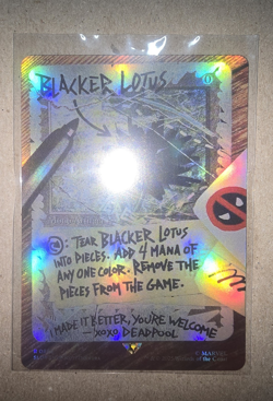 MTG - SLD - Blacker Lotus - Rainbow Foil - #869 - NM/M - Image 1