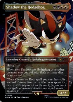 Shadow the Hedgehog (Rainbow Foil) 2086 Magic: The Gathering NM - Image 1