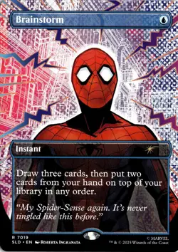 Brainstorm 7019 Magic: The Gathering Secret Lair Drop Series Rare NM - Image 1