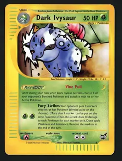 Dark Ivysaur MP 6 - Best Promo - Pokemon 2003 E-Reader - Image 1