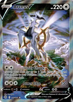 Arceus V 166 Pokemon Brilliant Stars Ultra Rare NM - Image 1