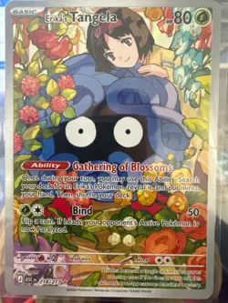 Erika's Tangela 218/217 Ascended Heroes Illustration Rare Pokemon TCG NM - Image 2