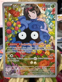 Erika's Tangela 218/217 Ascended Heroes Illustration Rare Pokemon TCG NM - Image 4