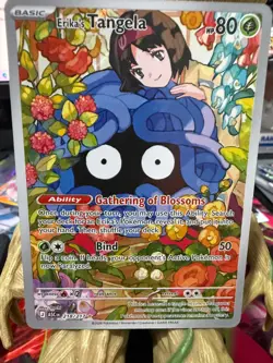 Erika's Tangela 218/217 Ascended Heroes Illustration Rare Pokemon TCG NM - Image 5