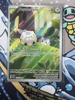 Pokemon Togedemaru 104/094 Mega Evolutions: Phantasmal Flames Illustration Rare - Image 1