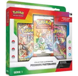 Pokemon – Coffret Collection Illustration – Premiers Partenaires – Serie 1 – FR - Image 1