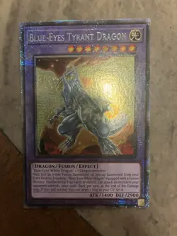 Yugioh! TCG - Blue-Eyes Tyrant Dragon - Starlight Rare - MP25-EN042 - Image 1