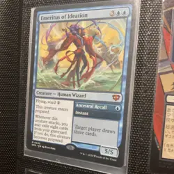 Magic: The Gathering Emeritus of Ideation & Ancestral Recall SOS Blue - Image 1