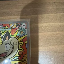 Japanese Meowth ex 114/080 M3: Nihil Zero Special Art Rare Holo Pokemon Card - Image 3
