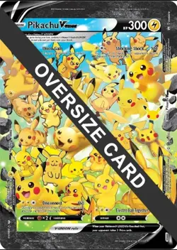Pikachu V Union SWSH141 Holo Ultra Rare JUMBO Black Star Promo Pokemon Cards NM - Image 1