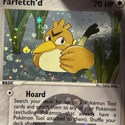 2004 Pokemon Ex Fire Red Leaf Green Farfetch'd foil card, mint condition - Image 4