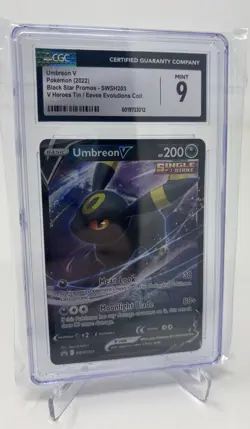 Pokemon Umbreon V Single Strike Chinese Card Gem Pack Vol 2 13/15 Holo CGC 9 - Image 1