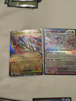 Pokemon TCG Lot Of 4 Ex Cards: Mega Latias, Skarmory, Sylveon, Ogerpon NM - Image 2
