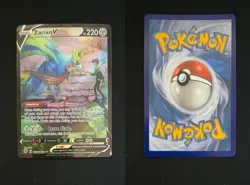 Zacian V TG21/TG30 Holo V Rare Astral Radiance Trainer Gallery Pokemon Near Mint - Image 1