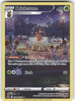 Kricketune GG02/GG70 Holo Crown Zenith Galarian Gallery Pokemon NM - Image 1