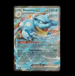 Blastoise EX 030/142 Stellar Crown 2024 Pokemon - Image 1
