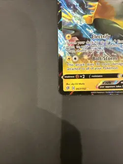 2020 Pokemon, Rebel Clash, #67/192 Boltund V, Holo Ultra Rare - Image 3