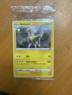 Boltund 076/202 Cosmos Holo Pokemon TCG Sword & Shield Promo Pack - SEALED x2 - Image 2