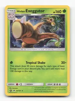 Pokemon TCG - Alolan Exeggutor 2a/131 Near Mint Holo Promo Alternate Art Promos - Image 1