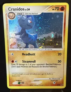 Cranidos - DP07 Diamond and Pearl Promos #DP7 (2007) Promo Holo LP Pokemon - Image 1