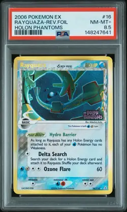 Pokemon EX Holon Phantoms Reverse Rayquaza PSA 8.5 Delta Species💧 New Cert - Image 1