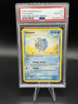 2004 POKEMON EX FIRE RED & LEAF GREEN #46 POLIWHIRL PSA 10 - Image 1