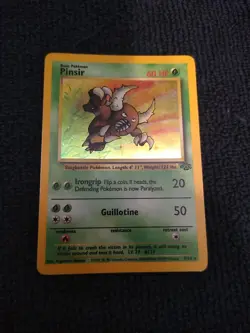 Pokemon TCG Pinsir Jungle Holo Rare 9/64 - Image 1