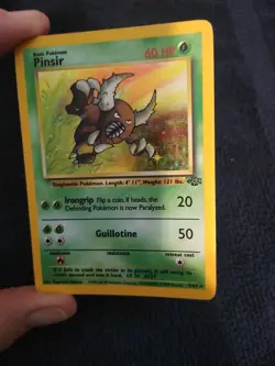 Pokemon TCG Pinsir Jungle Holo Rare 9/64 - Image 3