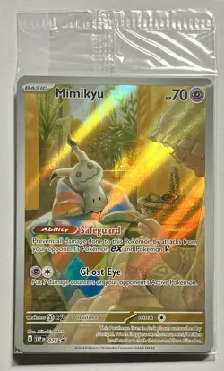 Mimikyu SVP075 •SEALED• IR Full Art Scarlet & Violet: Black Star Promo 2024 - Image 1