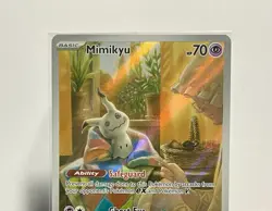 Mimikyu SVP075 •SEALED• IR Full Art Scarlet & Violet: Black Star Promo 2024 - Image 3