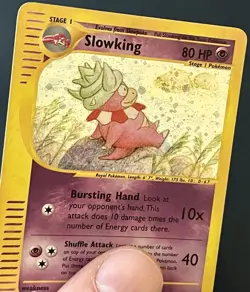 Pokemon Slowking Aquapolis H22/H32 Holo Rare 80 HP 2002 TCG - Image 3