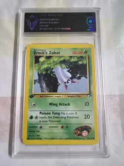 Pokemon Brock's Zubat Gym Heroes 74/132 Regular 1st Edition Common TCG 9 - Image 1