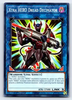 Xtra HERO Dread Decimator Common Battles of Legend: Chapter 1 BLC1-EN156 LP - Image 1