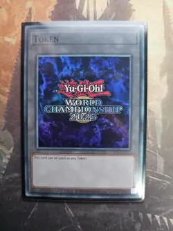 Yugioh World Championship 2025 Exclusive Token Blue Super Rare - Image 1