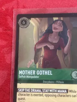 FOIL Lorcana - Super Rare - Mother Gothel - Selfish Manipulator - 90/204 FOIL - Image 3