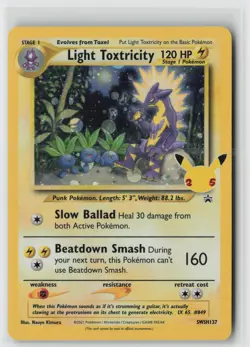 Light Toxtricity Holo Promo SWSH: Sword & Shield Promo Cards SWSH137 NM - Image 1