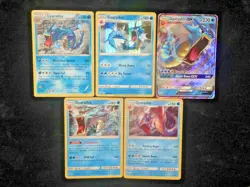Gyarados Holo 5x Card Lot 33/147 20/98 SM212 040/192 20/70 Pokemon Holographic - Image 1