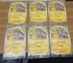 Pokemon Pikachu At The Museum Jumbo Promo Card Brand New x 6 - Image 1