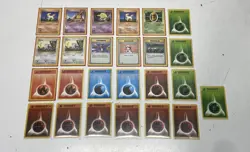1999 Pokemon Base Set Unlimited Non Holo Trading Card Bundle (Set Of 25) - Image 1