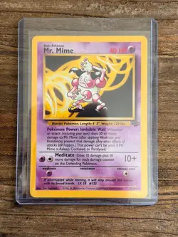 Mr. Mime Lot 4 Cards Aquapolis e-Reader + Jungle & Rising Rivals Rare - Image 3