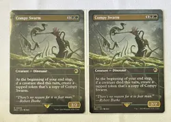 Compy Swarm Lost Caverns of Ixalan Jurassic World (Set of 2)(#9)(Borderless) NM - Image 1