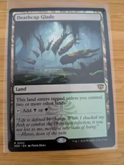 MTG Deathcap Glade (0253) Secrets of Strixhaven M/NM Free UK P&P - Image 1