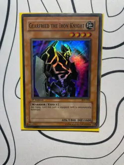 Gearfried The Iron Knight Holo Rare 1st Edition Yu - Gi - Oh Card - Image 1