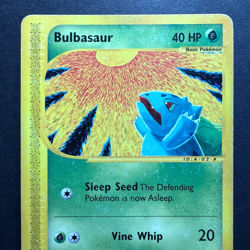Bulbasaur #95/165 Pokemon Expedition Regular Holo Reverse 2002 English Card - Image 3